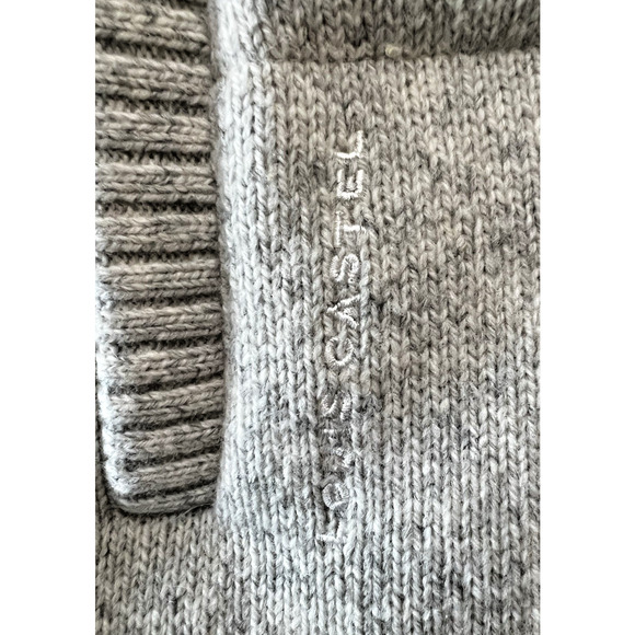 Louis Castel Golf 2XL (115) Wool Blend Down Puffer quilted Vest Gray Full Zip - Picture 9 of 9